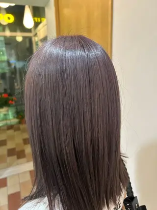 ミディアム カラー ササキ カノンのヘアスタイル