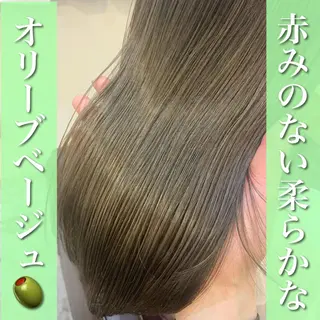 ミディアム カラー 縮毛矯正×髪質改善 小笠原大樹のヘアスタイル