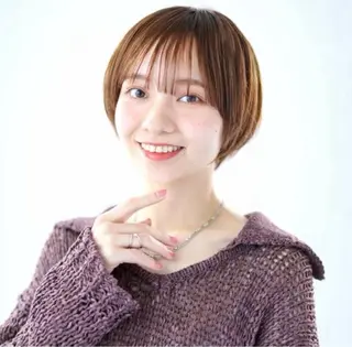 ショート 艶カラー /kokona🤍のヘアスタイル