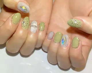 ネイル Lino+ ネイル&よもぎ蒸しのネイルデザイン