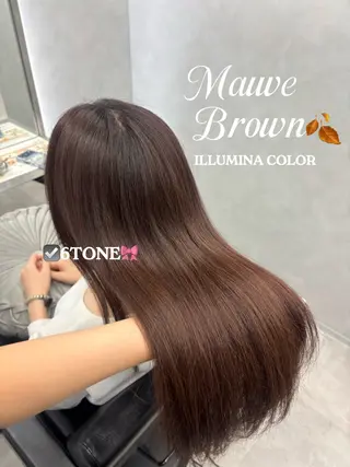 ロング カラー . noaのヘアスタイル