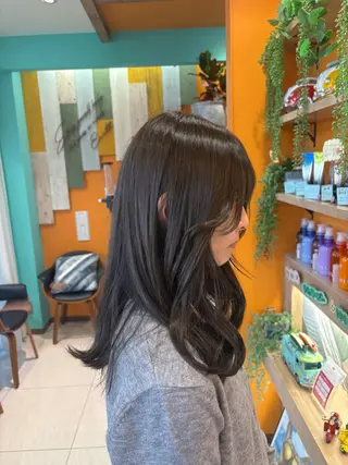 カラー 福田 楓華のヘアスタイル