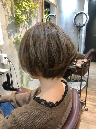 ショート カラー 増山 大起のヘアスタイル