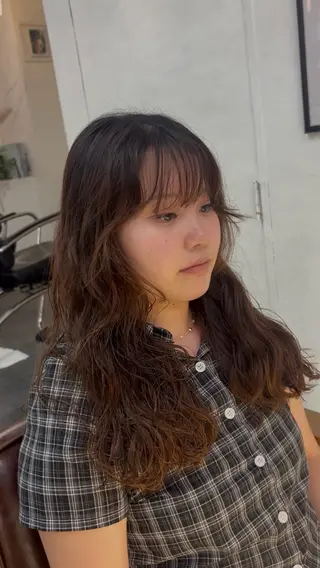 ロング パーマ ooitヨシダ ミナミのヘアスタイル