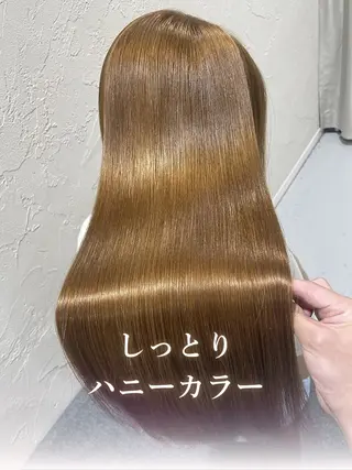 ロング カラー ツヤ髪の匠/髪質改善 山本晃太のヘアスタイル