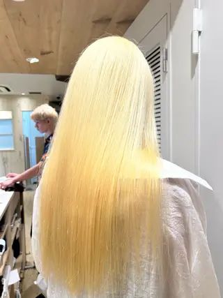 ロング カラー kawabe maikoのヘアスタイル
