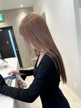 ロング カラー 半個室サロン🫧 ササキアヤカのヘアスタイル