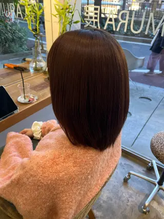 ミディアム パーマ 波多野 芽衣のヘアスタイル