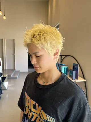 カラー メンズ 奥谷 魁士のヘアスタイル