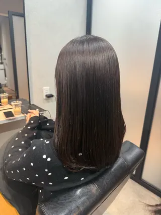 セミロング カラー soi 💜AYAKOのヘアスタイル