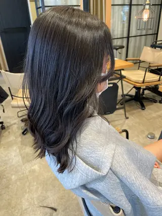 ミディアム 田中 ゆいかのヘアスタイル