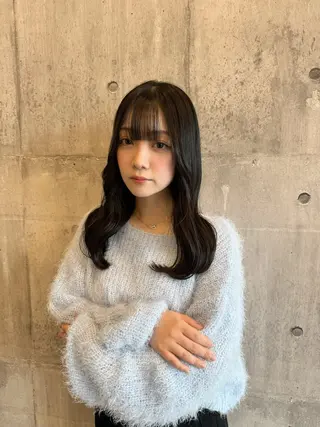 セミロング yuimarl切田 はじめ✨のヘアスタイル