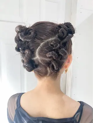 ヘアアレンジ uros.中目黒 moekaのヘアスタイル