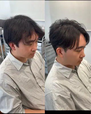 パーマ メンズ リベイルけんた モデル募集のヘアスタイル