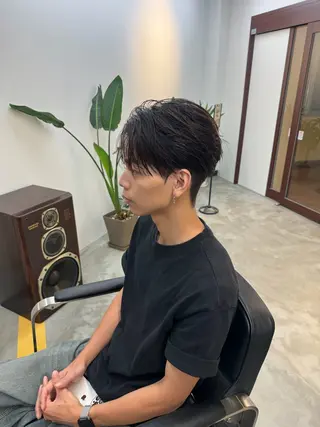 ショート メンズ 中嶋 流生のヘアスタイル
