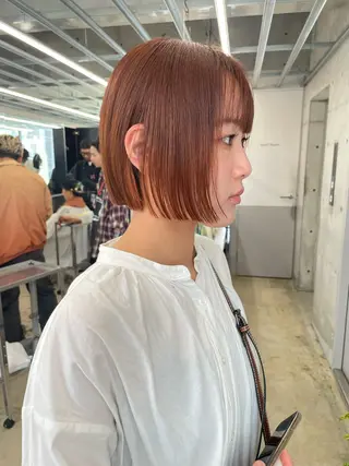 ショート カラー 艶髪/透明感カラー tawadaのヘアスタイル