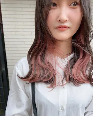 ミディアム カラー Grit 元町店のヘアスタイル
