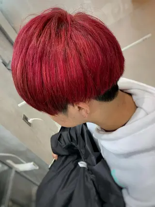 ショート カラー ヘアアレンジ VIM hairおもろまち店のヘアスタイル