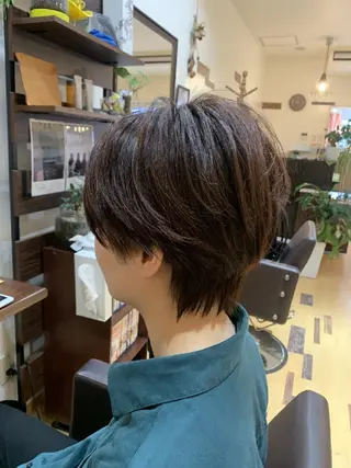 ショート カラー サトウ シューイチのヘアスタイル