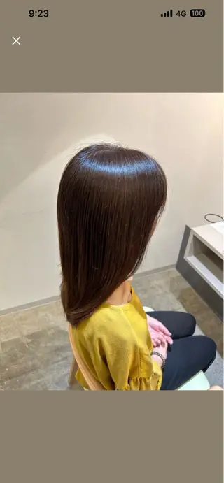 ミディアム カラー HashTAG momokaのヘアスタイル