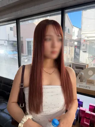 ロング カラー 宮崎 稚世のヘアスタイル