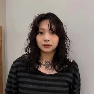 ミディアム 🦢パーマモデル 様募集中🦢AI🫧のヘアスタイル