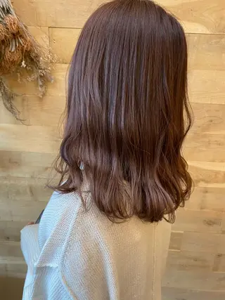 セミロング カラー 🌼 アユカのヘアスタイル