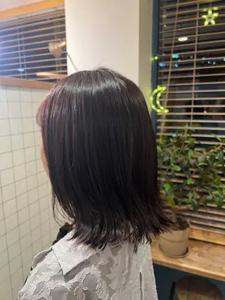 ミディアム カラー 水澤 翔のヘアスタイル