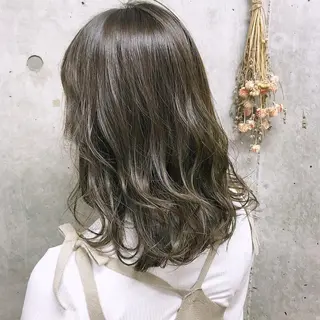 セミロング カラー Satsuki ✂︎♡のヘアスタイル