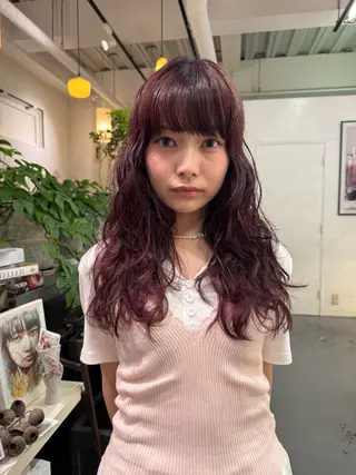 ロング カラー パーマ ooit 【オーイット】のヘアスタイル