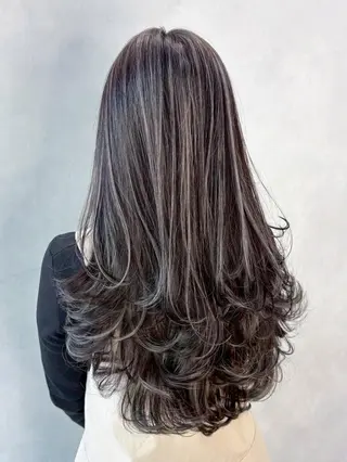 セミロング カラー ITbyALBUM 八王子店のヘアスタイル