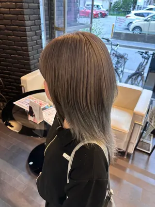 ミディアム カラー yui 練習モデル募集中のヘアスタイル