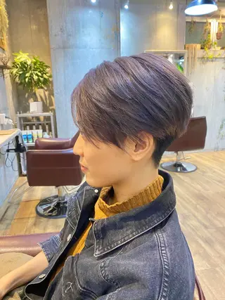 ショート カラー 増山 大起のヘアスタイル