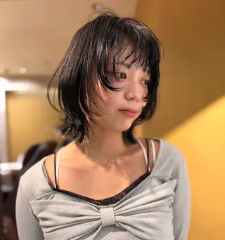 ショート カラー 辻 那美樹/似合わせ ヘア/髪質改善のヘアスタイル
