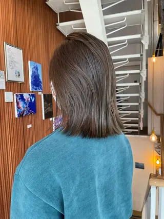 ミディアム カラー 🍊mai🍊 似合わせスタイル🌿のヘアスタイル