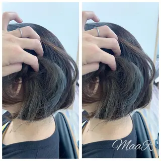 カラー Asuka Mabuchiのヘアスタイル