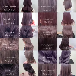 カラー トレンドカラー MAHOのヘアスタイル