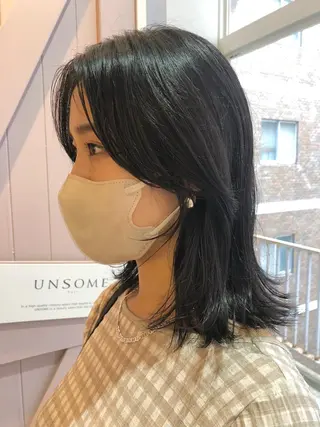 ミディアム mizuki roan多々良店のヘアスタイル