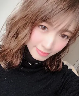 ミディアム カラー 髪質改善ハッシュフェ イスレイヤーYASUのヘアスタイル