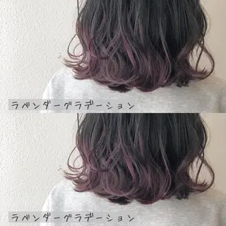 ロング カラー あさだ しゅうたろうのヘアスタイル