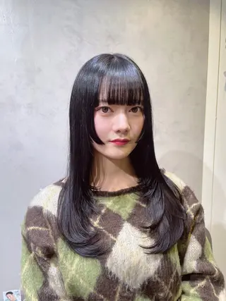 ロング カラー ‎Lby home 🪽mikuのヘアスタイル