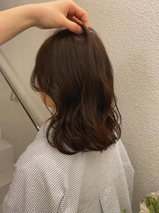 ミディアム 小顔カット 🌿リョウカのヘアスタイル
