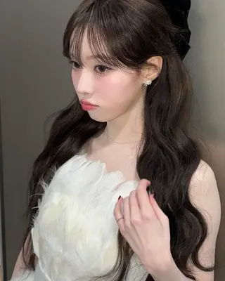 ロング カラー 🤍韓国艶ワンホン ヘアMayu🤍のヘアスタイル