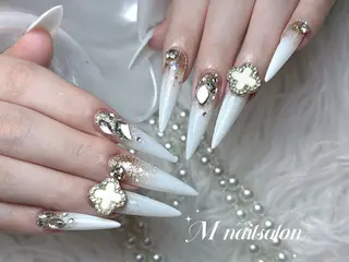 ネイル M🌷nail 長さだし専門店のネイルデザイン