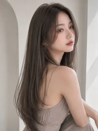 ロング カラー ARARE HAIR みゆきのヘアスタイル
