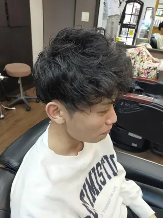 ショート メンズ 男を磨く Barber オオキのヘアスタイル