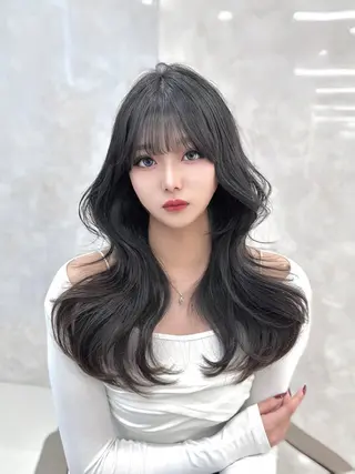 ロング カラー 名古屋/レイヤー 島原 由璃のヘアスタイル