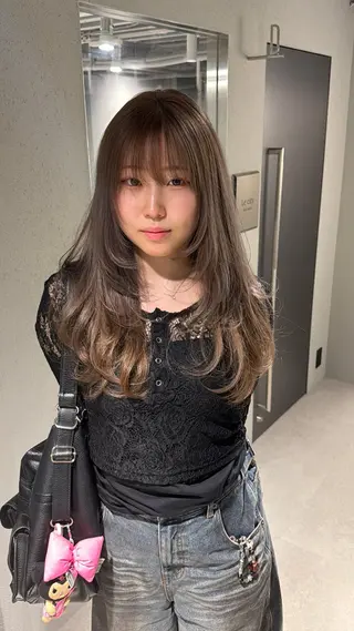 ロング カラー クドウ タイキのヘアスタイル