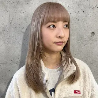 セミロング carlm【 カールム】薬院・今泉のヘアスタイル