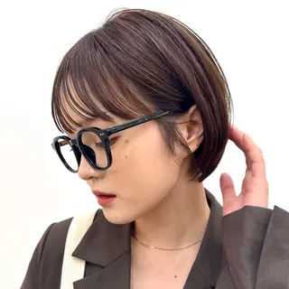 ショート カラー ヘアアレンジ 暖色/レイヤー/ショ ート/hana🌸のヘアスタイル